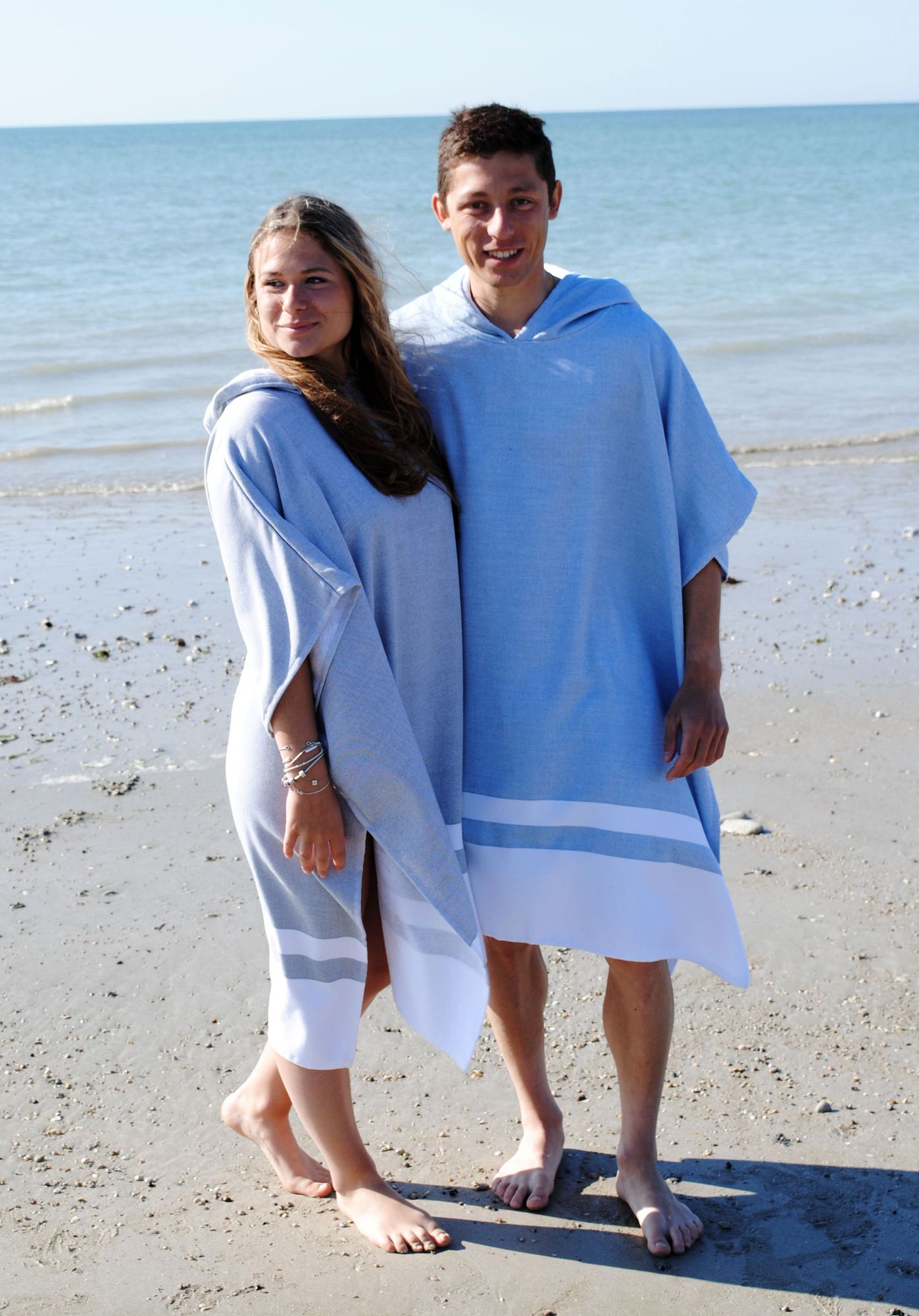 En quelle matière sont fait les poncho de bains ?